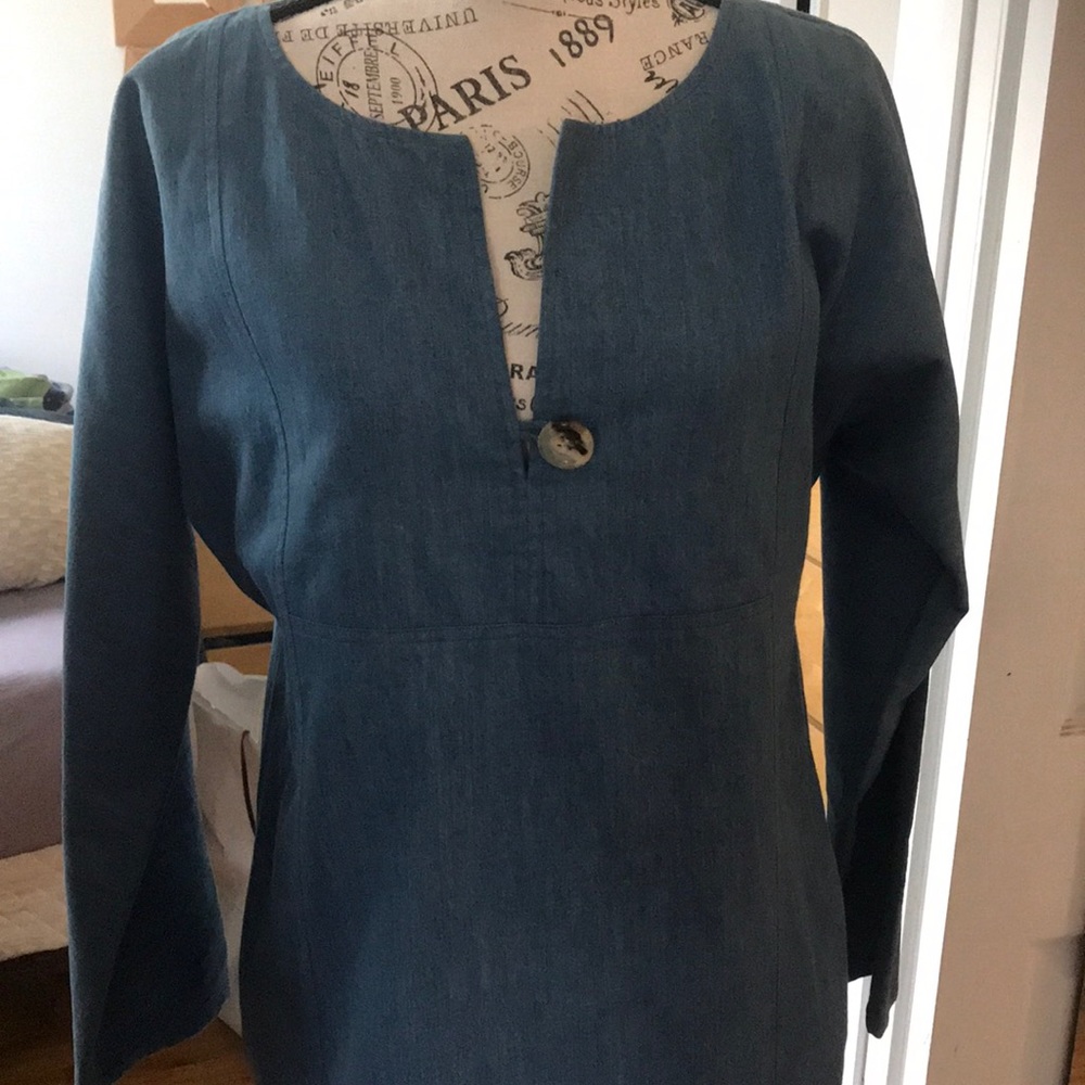 APC denim chambray dress